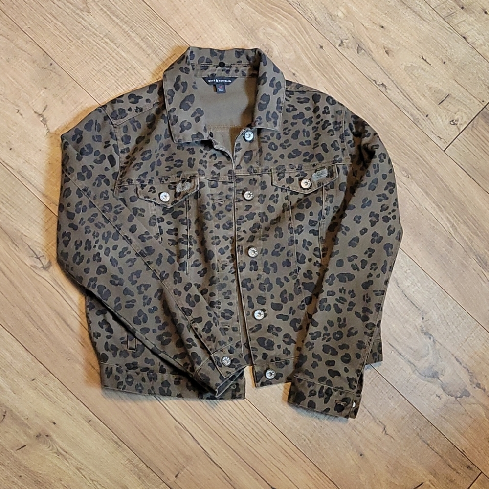 Cheetah print jacket